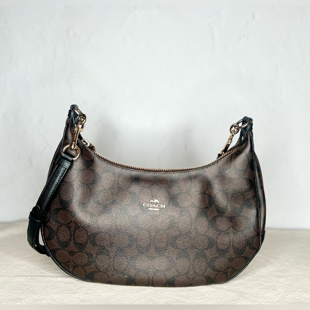 COACH Harley east-west signature hobo